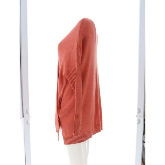 NWT SKINNYGIRL SUNDAZED MOUJ CARDIGAN SWEATER FADED ROSE MEDIUM - Picture 3 of 12